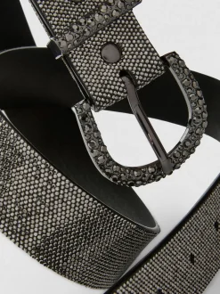 Schnallengürtel mit Strass
