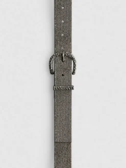 Schnallengürtel mit Strass