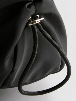 Schultertasche mit Raffung