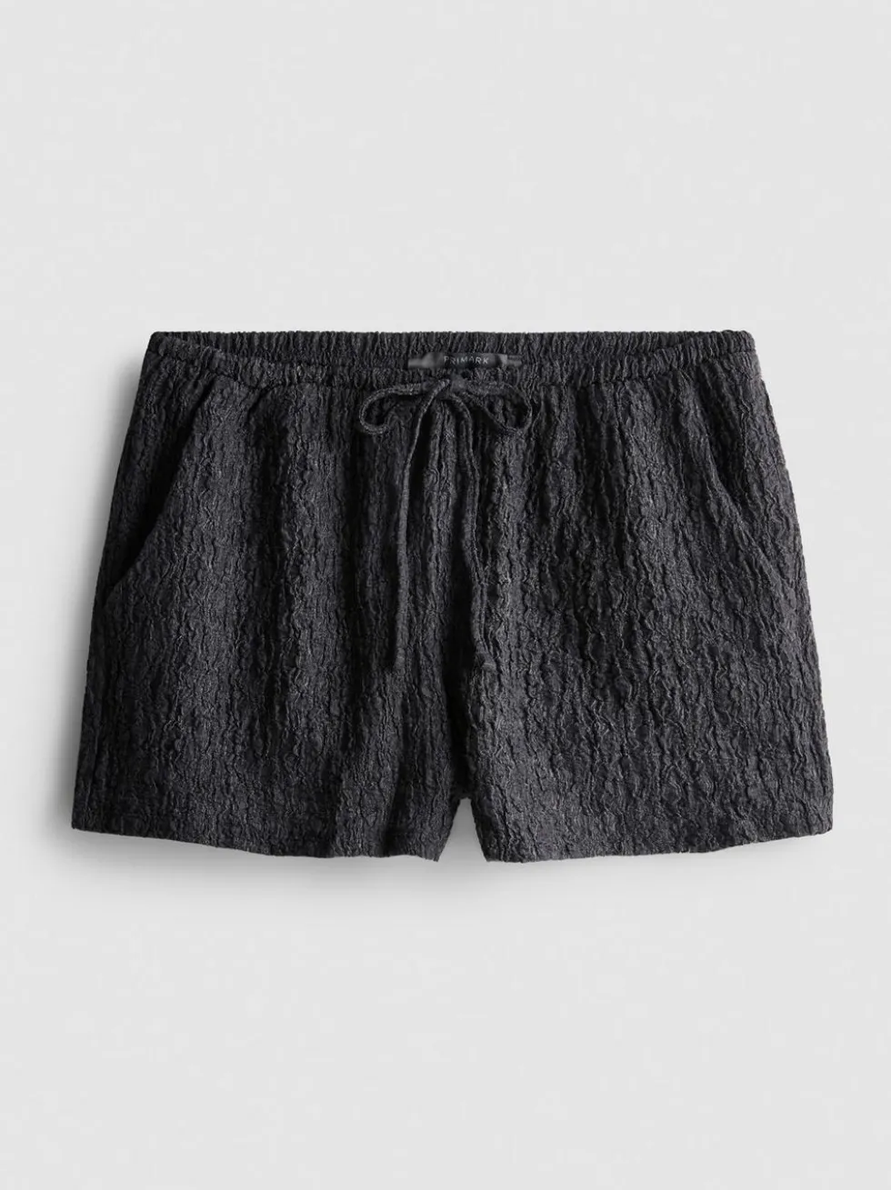 Shorts mit Falten und Kordelzug