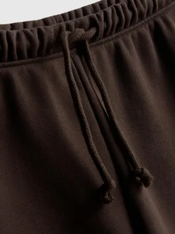 Shorts mit hohem Baumwollanteil und Häkelbesatz