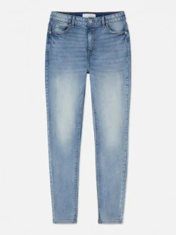 Skinny-Fit Jeans mit hohem Bund