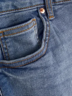 Skinny-Fit Jeans mit hohem Bund