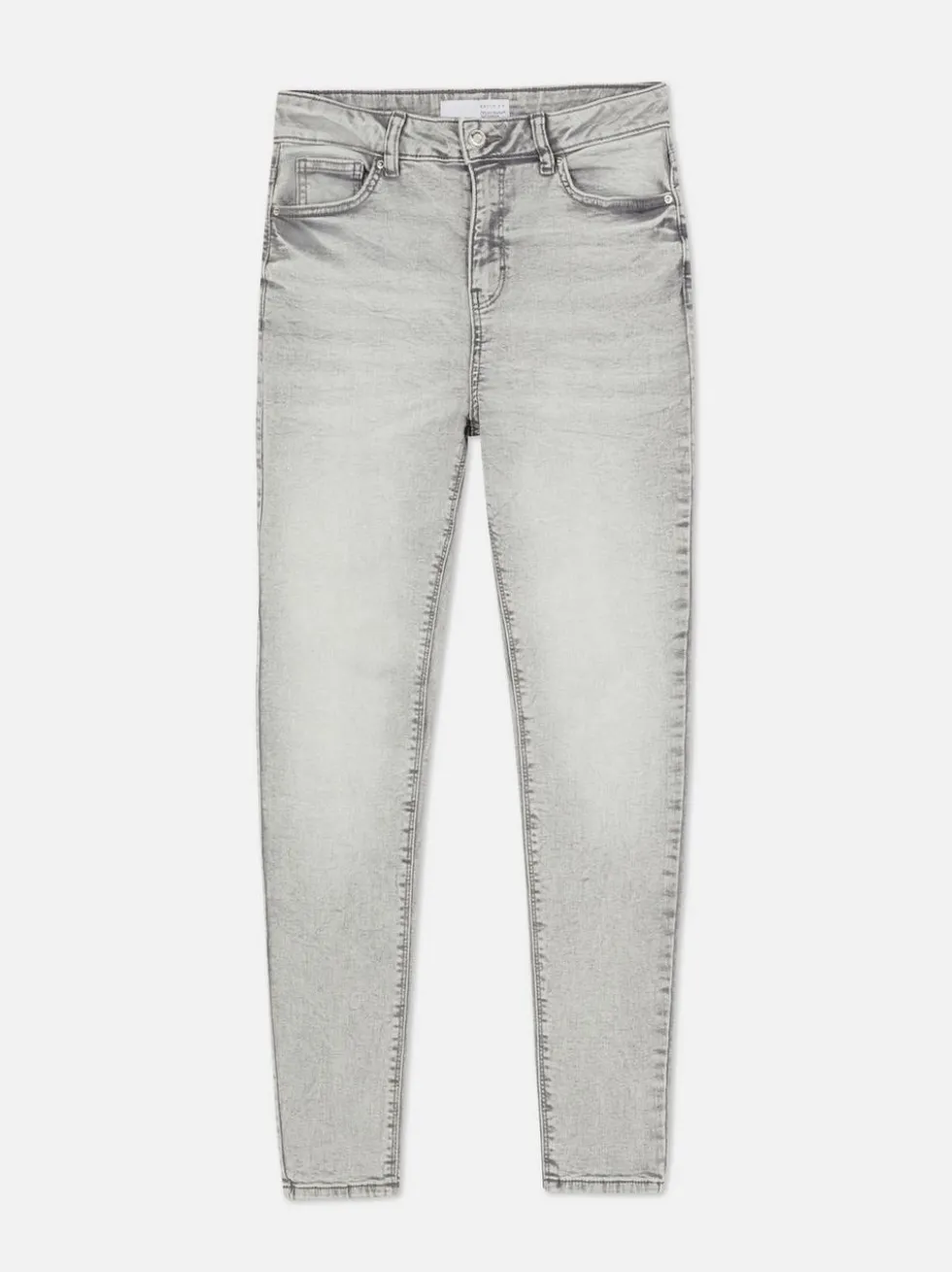 Skinny-Fit Jeans mit hohem Bund