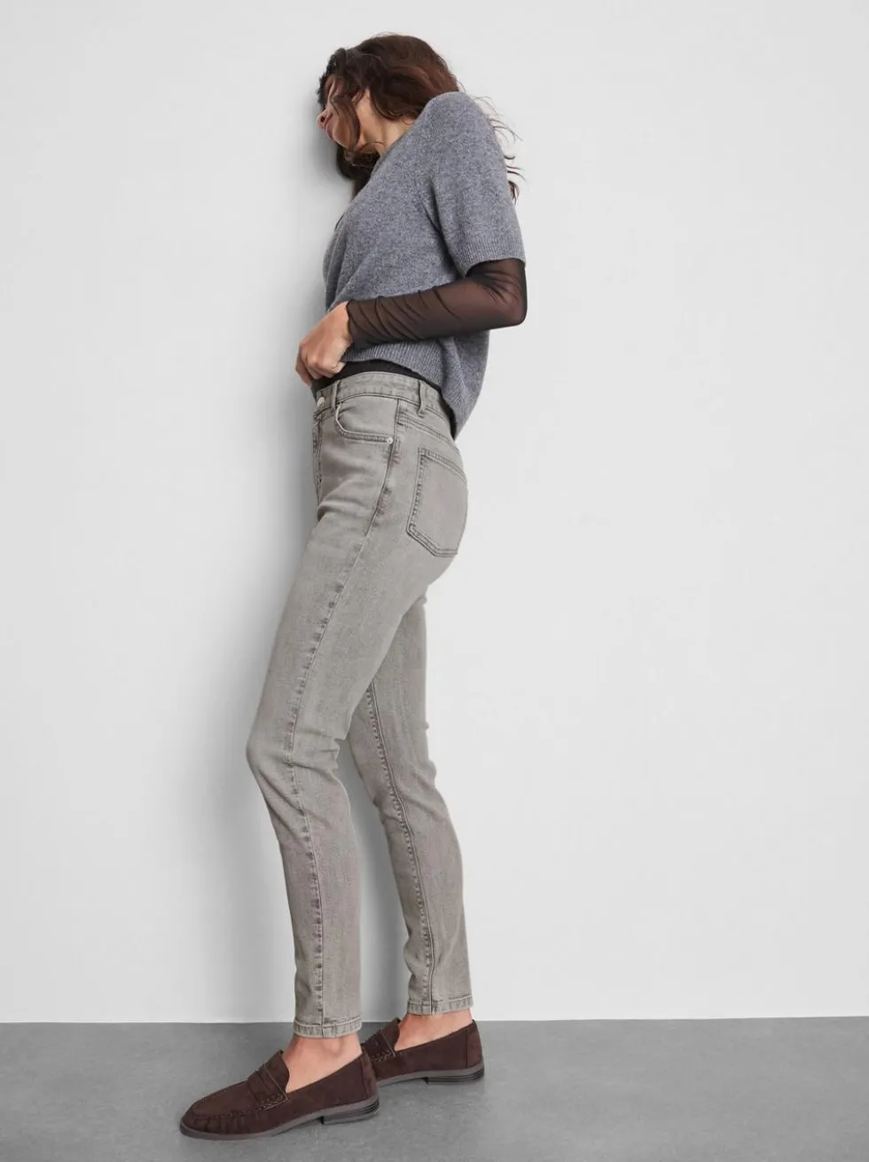 Skinny Jeans mit hohem Baumwollanteil
