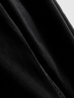 Skinny-Jeggings aus reiner Baumwolle mit mittelhohem Bund