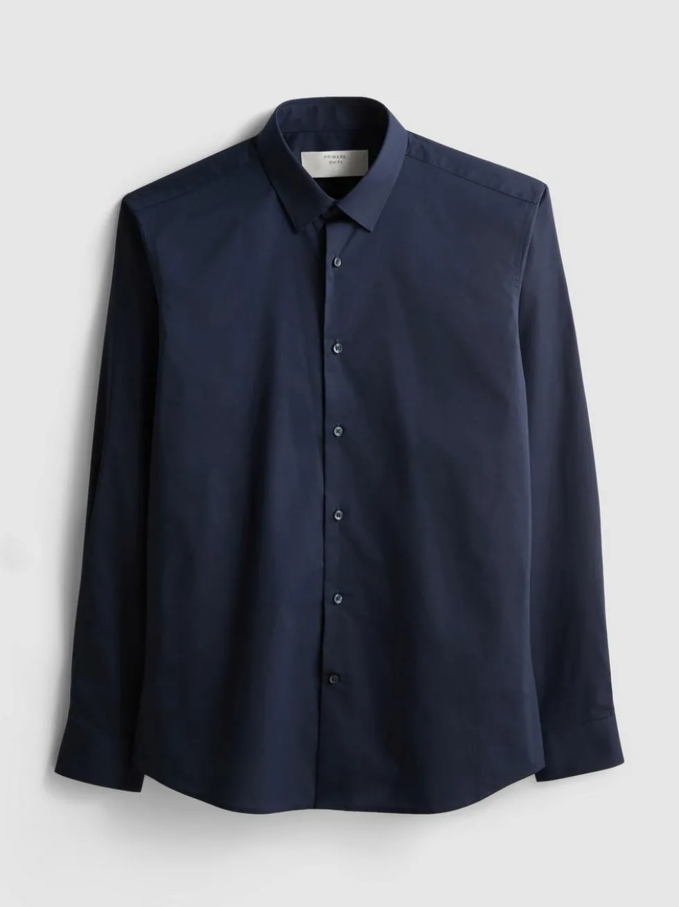 Slim-Fit-Hemd mit Knopfleiste und Stretchanteil