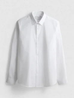 Slim-Fit-Hemd mit Knopfleiste und Stretchanteil