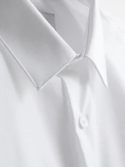 Slim-Fit-Hemd mit Knopfleiste und Stretchanteil