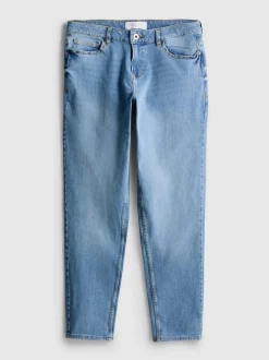 Slim-Fit-Jeans mit mittlerer Leibhöhe