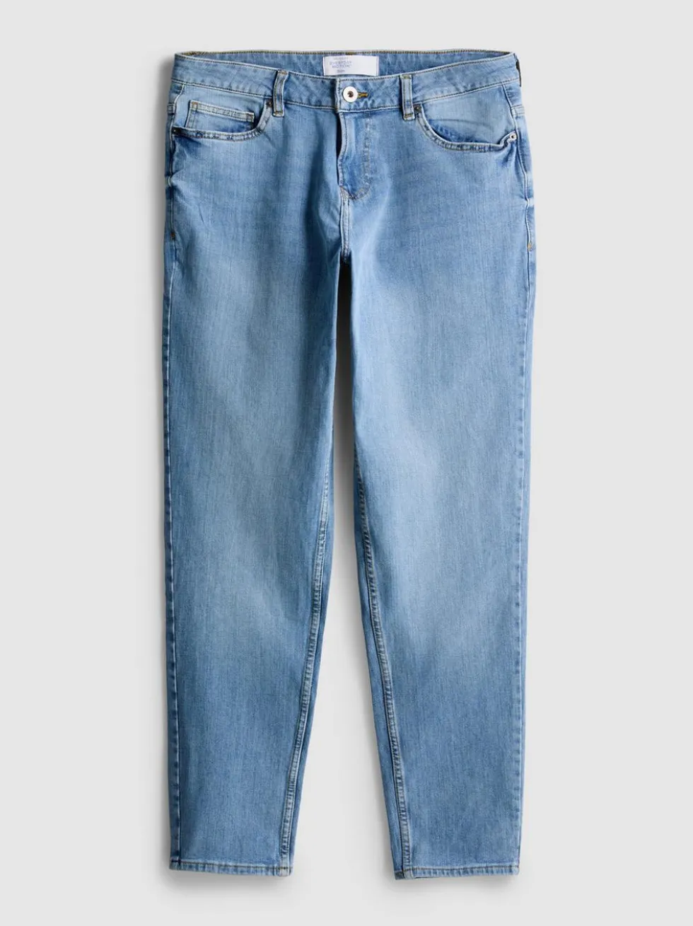 Slim-Fit-Jeans mit mittlerer Leibhöhe