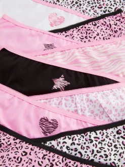 Slips mit Animalprint, 10er-Pack