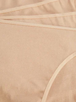 Slips mit hohem Beinausschnitt, 4er-Pack