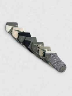 Sneakersocken mit Tarnmuster, 7er-Pack