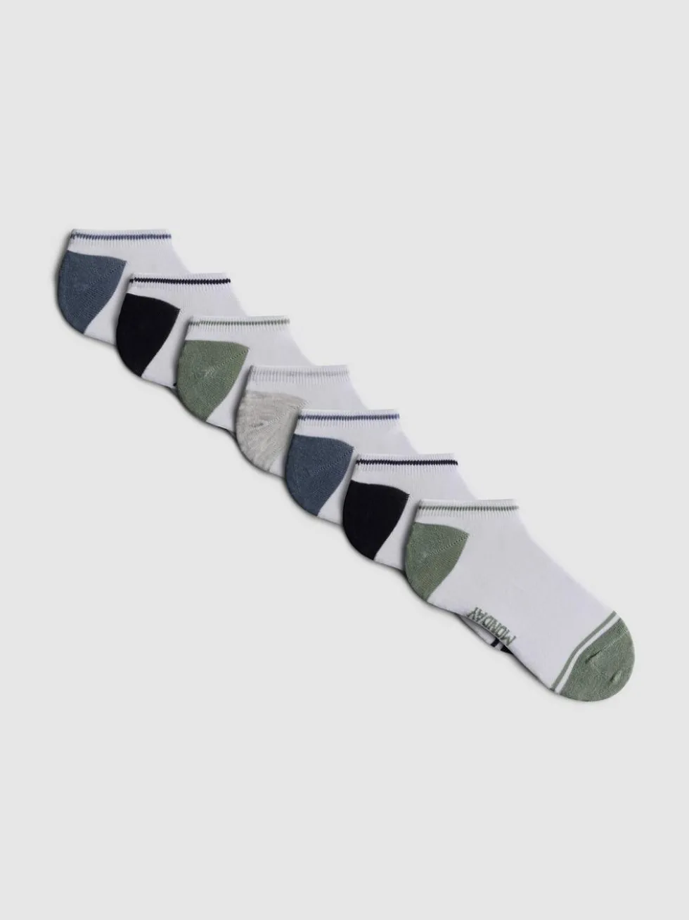 Sneakersocken mit Wochentagen, 7er-Pack