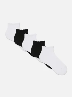 Socken mit Bogenkante, 5er-Pack