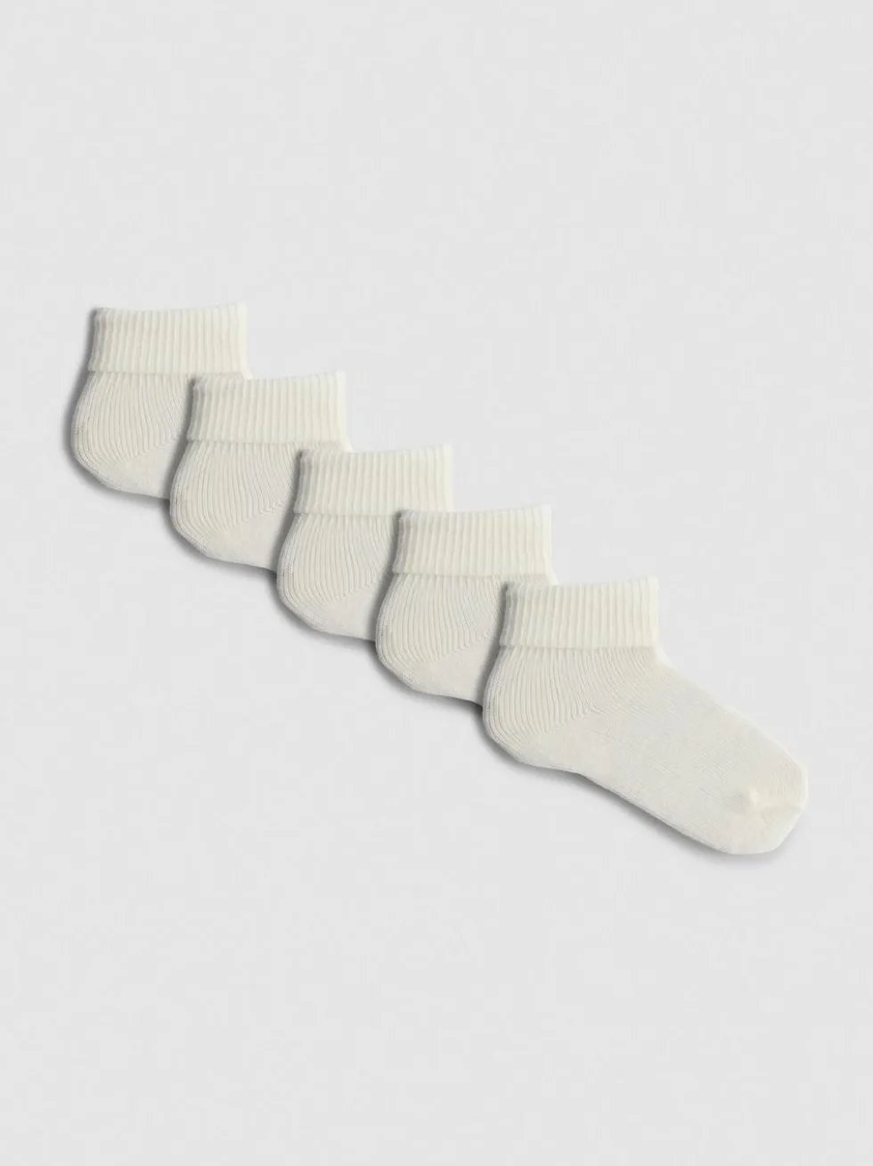 Socken mit Rippbündchen, 5er-Pack
