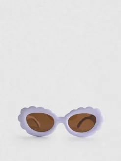 Sonnenbrille mit blumenförmiger Fassung
