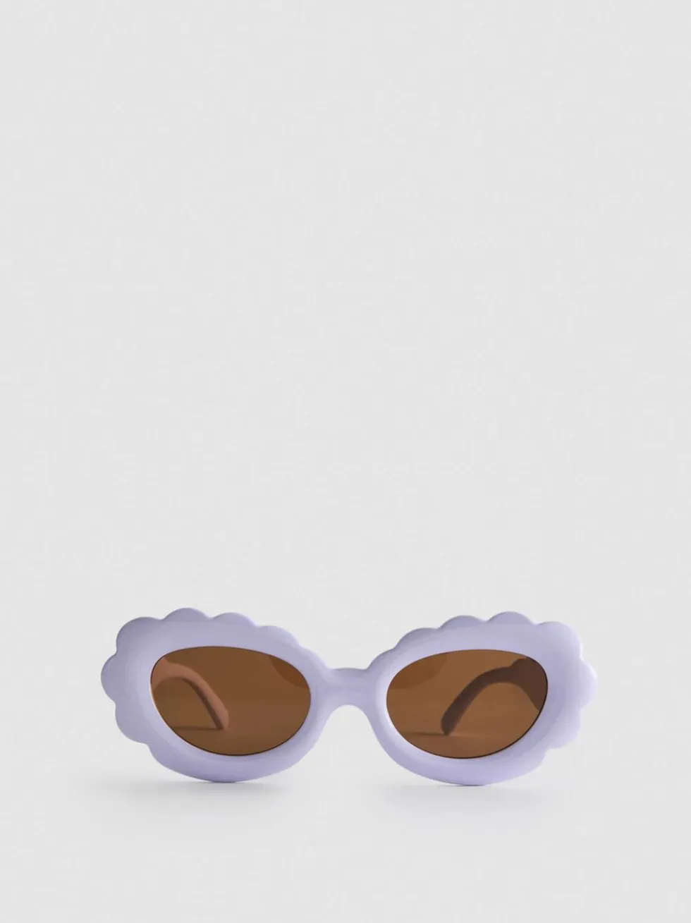 Sonnenbrille mit blumenförmiger Fassung