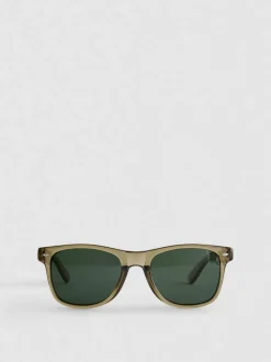 Sonnenbrille mit rechteckigen Gläsern