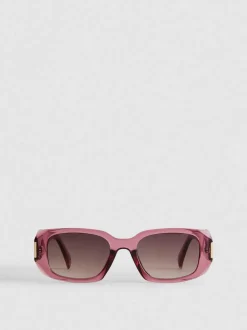 Sonnenbrille mit rechteckigen Gläsern
