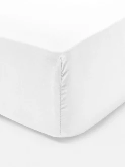 Spannbettlaken aus Baumwollsatin, Einzelbett