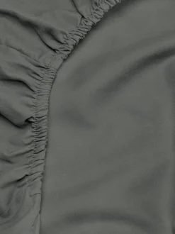 Spannbettlaken aus Baumwollsatin, Einzelbett