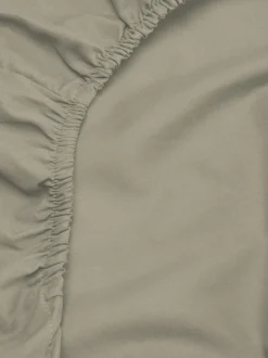 Spannbettlaken aus Baumwollsatin, Einzelbett