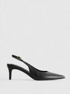 Spitze Slingbacks mit Kitten-Heels