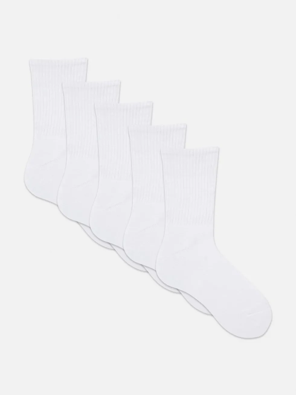 Sportliche Essential Crew-Socken, 5er-Pack