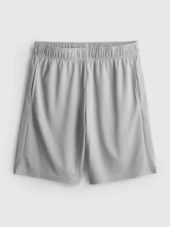 Sport-Shorts mit Netzeinsatz