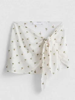 Strand-Sarong mit Muster