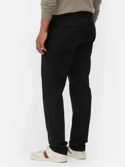 Stretch-Chinohose mit geradem Bein