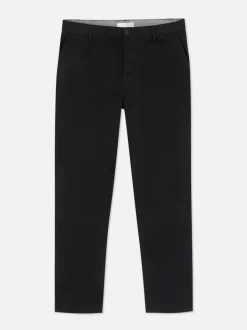 Stretch-Chinohose mit geradem Bein