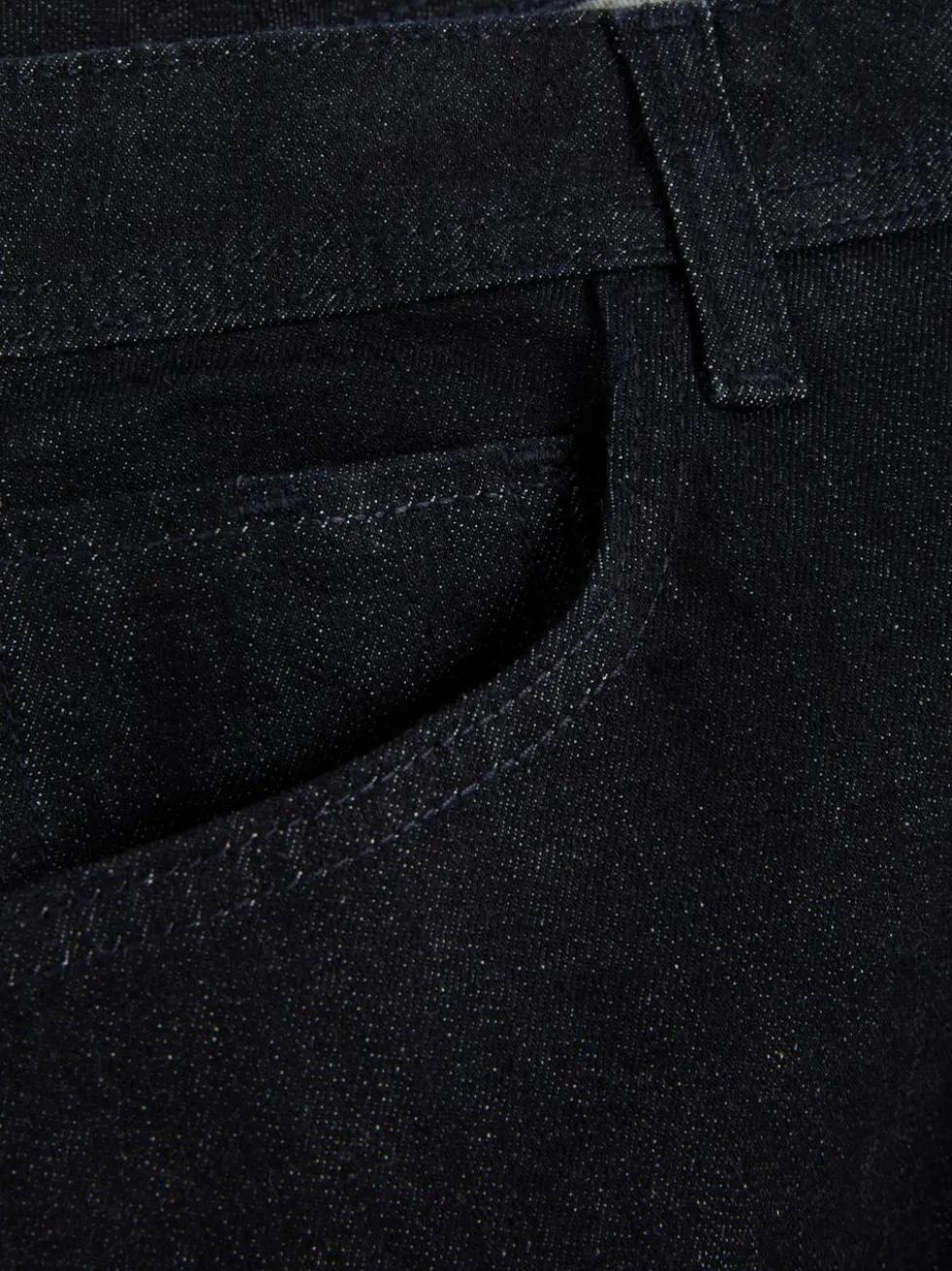 Stretch-Jeans mit geradem Bein