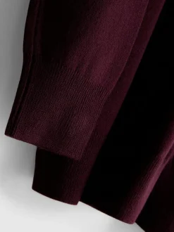 Strickcardigan mit Rundhalsausschnitt