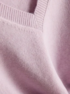 Strickpullover mit V-Ausschnitt