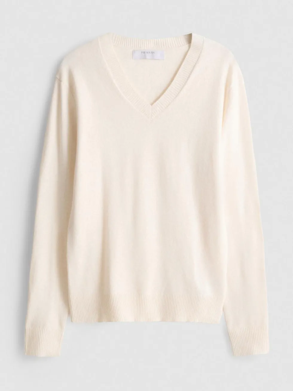 Strickpullover mit V-Ausschnitt