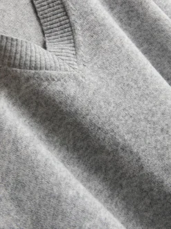 Strickpullover mit V-Ausschnitt
