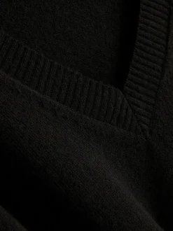 Strickpullover mit V-Ausschnitt
