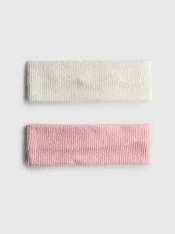 Strukturierte Haarbänder, 2er-Pack