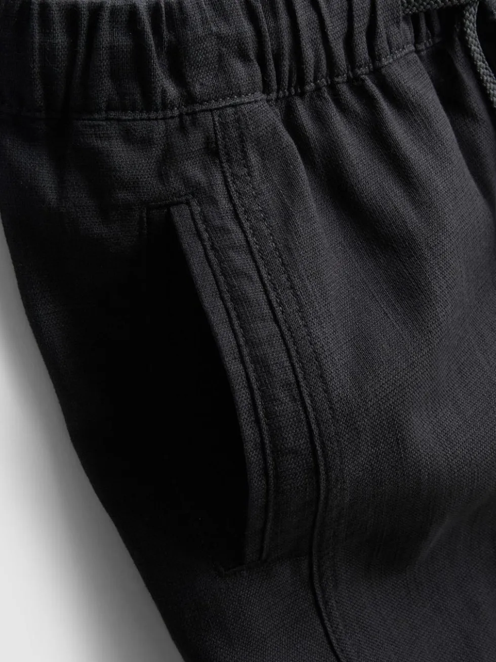 Strukturierte Hose mit Kordelzug