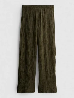Strukturierte Marlene-Hose