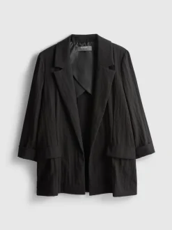 Strukturierter Blazer mit Reverskragen