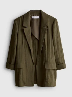 Strukturierter Blazer mit Reverskragen