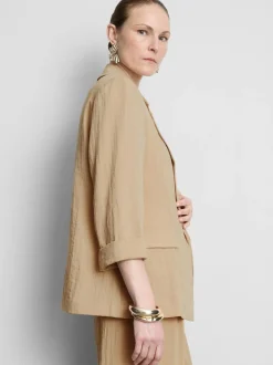 Strukturierter Blazer mit Reverskragen