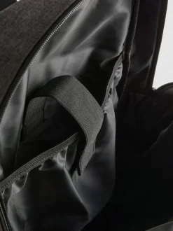 Strukturierter Rucksack mit Reißverschluss