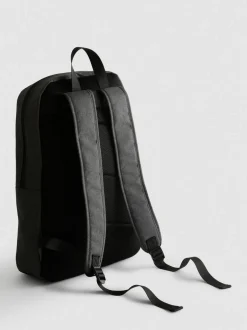 Strukturierter Rucksack mit Reißverschluss