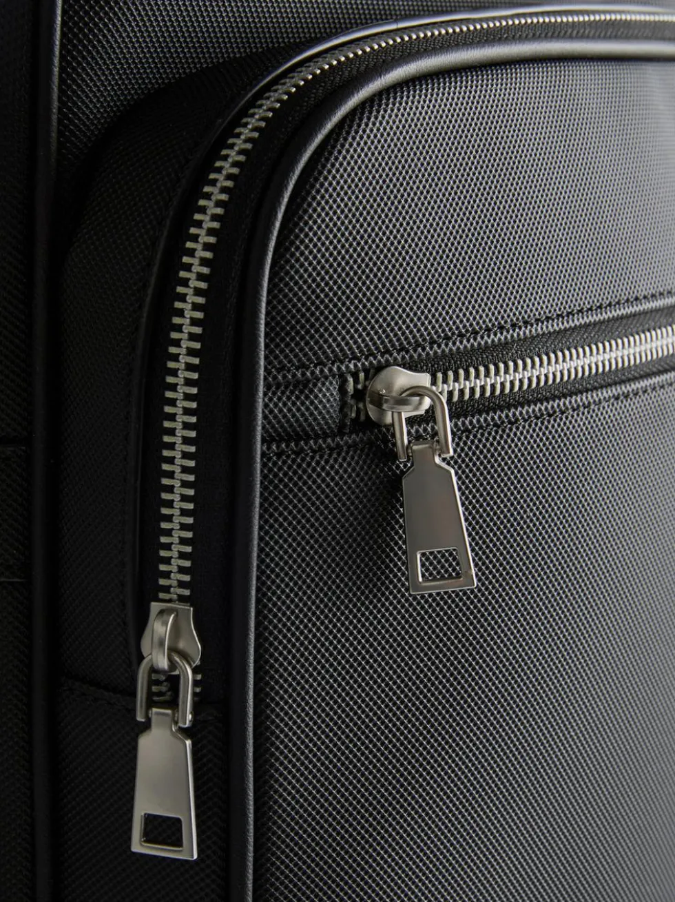 Strukturierter „The Edit“ Rucksack mit Reißverschluss