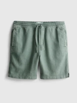 Strukturierte Shorts mit Kordelzug